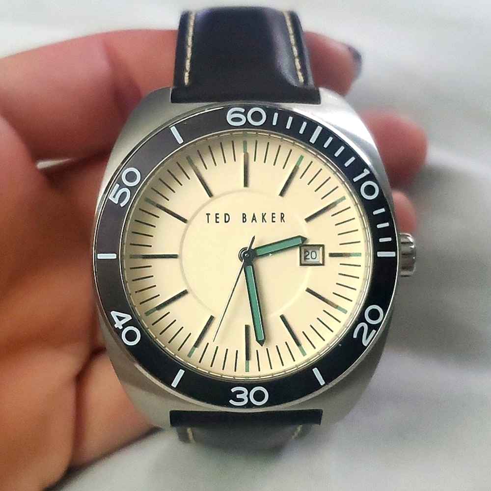 Ted Baker Brown and Green leather watch